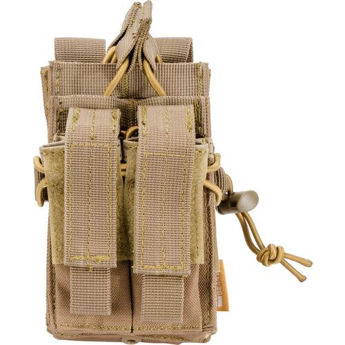  Barska Loaded Gear CX-950 Dual Stacked Rifle and Handgun Mag Pouch (Dark Earth)