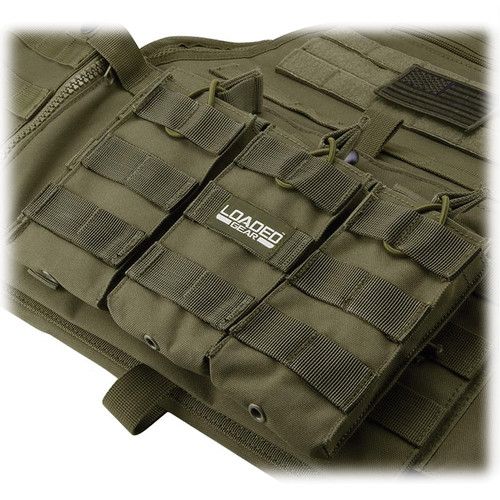  Barska CX-200 Loaded Gear Triple Magazine Pouch (OD Green)