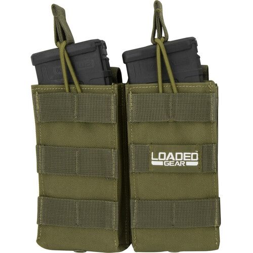  Barska Loaded Gear CX-850 Double Magazine Pouch (Olive Drab Green)