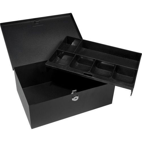  Barska Six-Compartment Cash Box with Key Lock