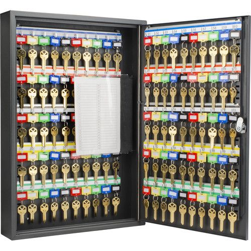  Barska 100-Position Key Cabinet with Key Lock (Black)