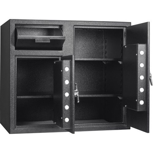  Barska 2.6/4.7 Cubic Foot 2-Lock Depository Safe