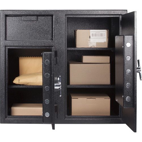  Barska 2.6/4.7 Cubic Foot 2-Lock Depository Safe