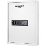 Barska 100-Key Cabinet Digital Wall Safe with Key Lock (White)