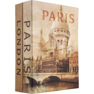 Barska Paris and London Dual Book Lock Box with Key Lock
