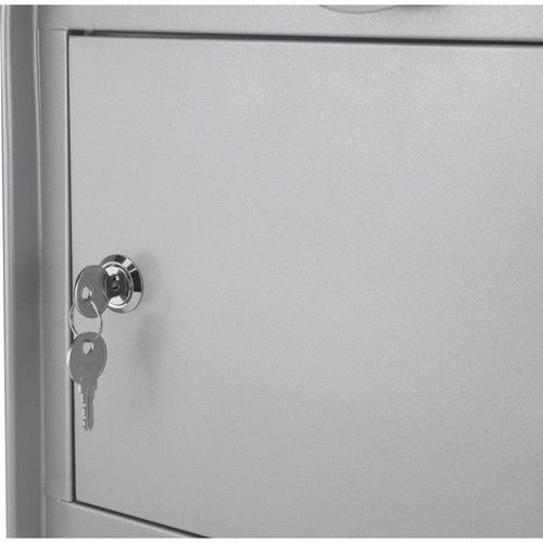  Barska Locking Wall Mount Mailbox (Large, White)