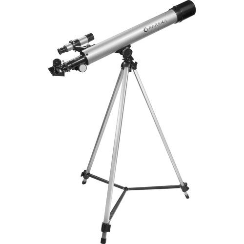  Barska 600 Starwatcher Refractor Telescope (Metallic Silver)