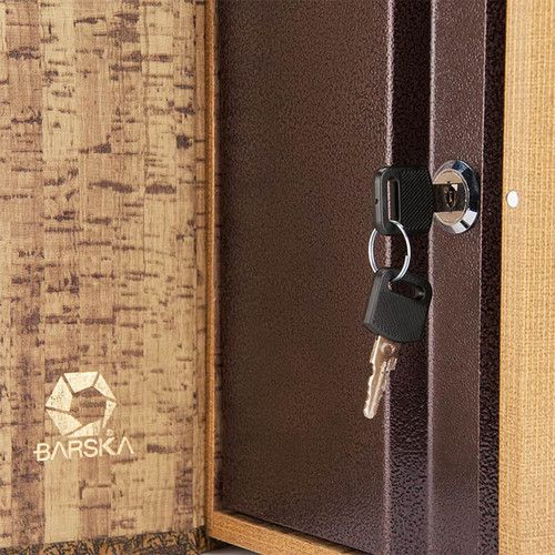  Barska Antique Map Book Lock Box with Keyed Lock