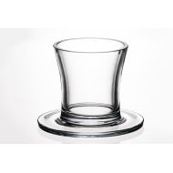 Barski -European Quality Glass - Handmade- Top Hat - Bowl - 6.5 Diameter - Made in Europe