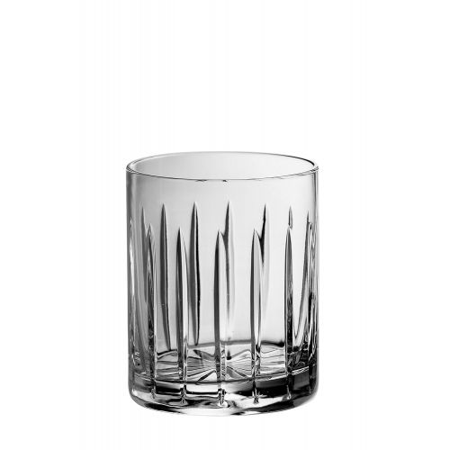  Barski - Set of 4 - Hand Cut - Mouth Blown - Crystal - DOF - Double Old Fashioned Tumblers - 14oz. - Made in Europe - Set of 4