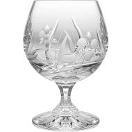 Barski Crystal - Sherry - Brandy - Cognac - Snifter - Glasses - Set of 6 - Handcrafted - Hand Cut Crystal Glass - Great for Spirits - Drinks - Bourbon - Wine - 8 ounce - Made in Europe