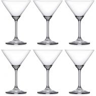 [아마존베스트]Martini - Glasses - Classic Clear Glass - Lead Free - Set of 6 - by Barski - Made in Europe - 8 oz.