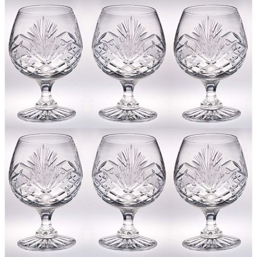  [아마존베스트]Barski Crystal - Sherry - Brandy - Cognac - Snifter - Glasses - Set of 6 - Handcrafted - Crystal Glass - Great for Spirits - Drinks - Bourbon - Wine - 11 ounce - Made in Europe - by Barsk