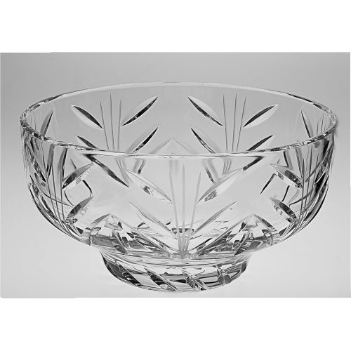  Barski - European Quality - Cut Crystal - 8 Diameter - Decorative Bowl - with Base - Made in Europe