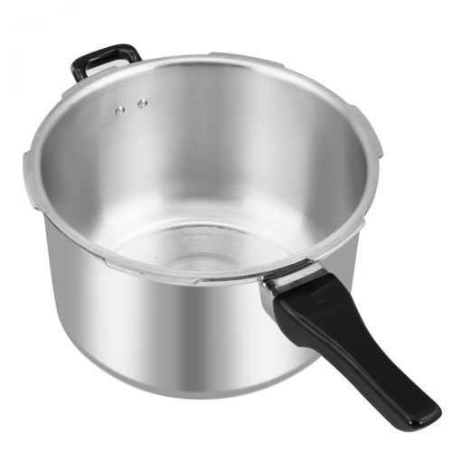  Barton 8-Quart Aluminum Pressure Cooker Stovetop Fast Cooker Pot Pressure Regulator Fast Cooking, Silver