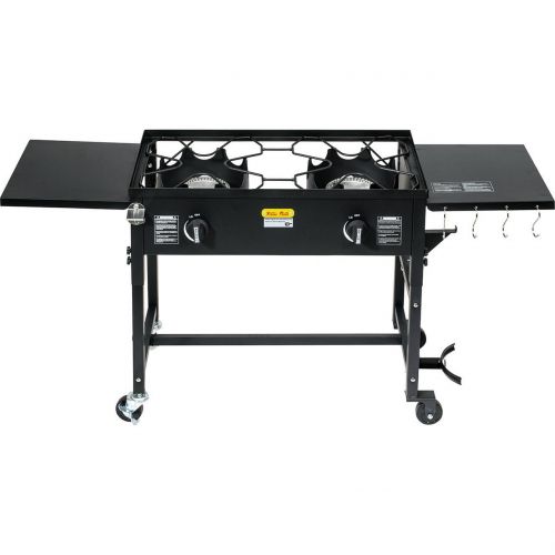  Barton Double Burner Gas Propane Cooker Outdoor Camping Picnic Stove Stand BBQ Grill 58,000 BTU 2 Burner