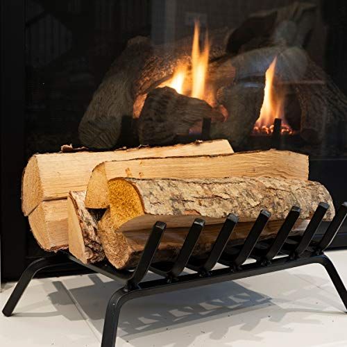  Barton Fire Wood Log Grate Fireplace 21 Cast Wrought Iron Grill Grate for Outdoor Camping Cooking Firewood Stove Burning Rack Holder for Hearth or Fire Pit