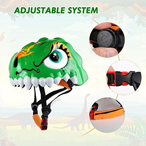  Basecamp Kids Bike Helmet, Children Cycling Helmet CPC Safety Certified 3D Cartoon InfantToddler Helmet Skating Boys and Girls Riding Scooter Safety Protective