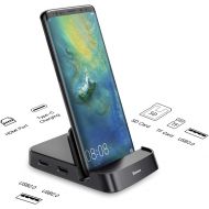 [아마존 핫딜] Samsung Docking Station, Baseus USB Type C HUB Docking Station for Samsung Galaxy S10/S9/S8/S10+/S9+ Note 9/8 Dex Station USB-C to HDMI Dock Power Adapter for Huawei P30 P20 Pro, M