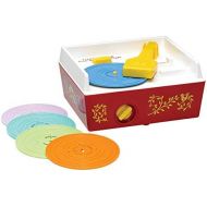 Basic Fun Fisher Price Classic Toys - Retro Music Box Record Player - Great Pre-School Gift for Girls and Boys (01697)