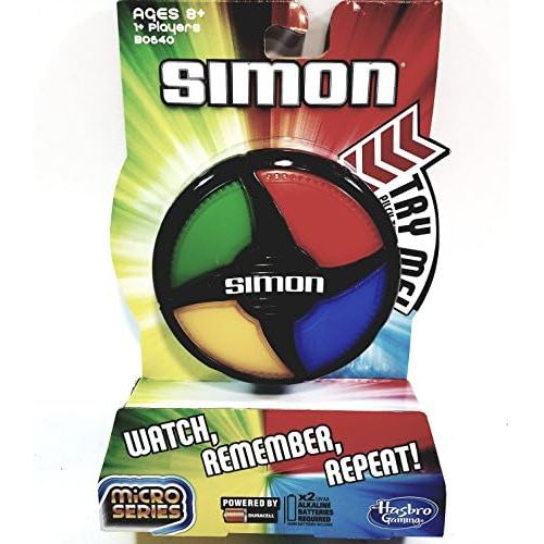 [아마존베스트]Basic Fun SIMON Micro Series Edition Pocket Travel Handheld Portable Strategy 1 Or More Player Game