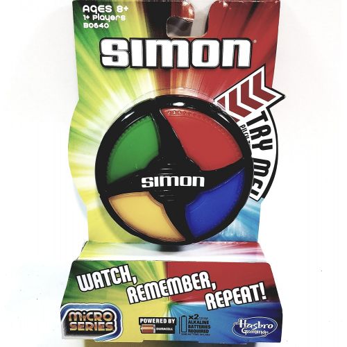  [아마존베스트]Basic Fun SIMON Micro Series Edition Pocket Travel Handheld Portable Strategy 1 Or More Player Game