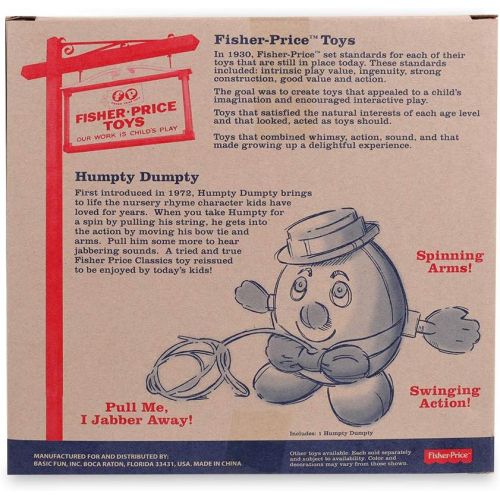 Basic Fun Fisher Price Classics Humpty Dumpty Pull Along