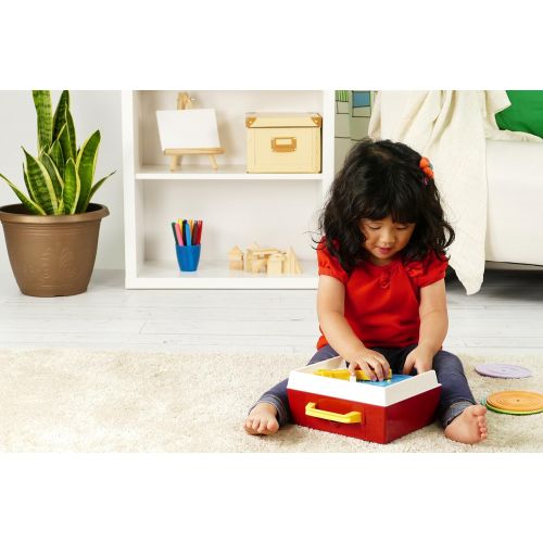  Basic Fun Fisher Price Classic Toys - Retro Music Box Record Player - Great Pre-School Gift for Girls and Boys
