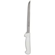 Basics P94813 8 White Narrow Fillet Knife with Polypropylene Handle