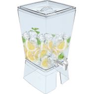 Basicwise Stackable Juice And Water Beverage Dispenser, 2.5 Gallon