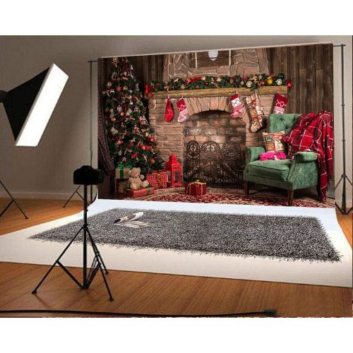  Kate 10x10ft Christmas Glitter Brown Wood Backdrop for Photography Snowflake Background Baby Birthday Party Table Booth Prop Seamless Cotton Backdrop