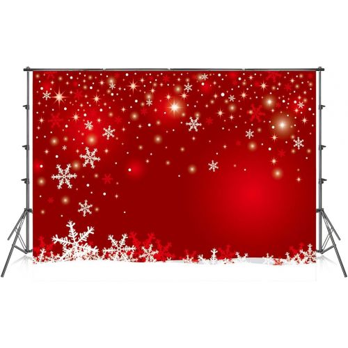  Kate 10x10ft Microfiber Christmas Photography Backdrops Fireplace Garland Seamless Photo Booth Prop Gold Star Bell Christmas Tree Background for Photo Studio