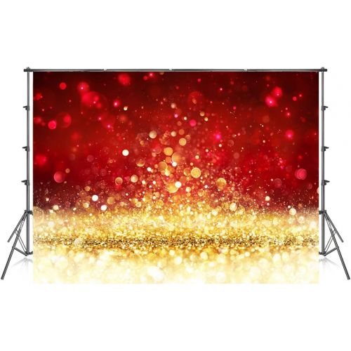  Kate 10x10ft Microfiber Christmas Photography Backdrops Fireplace Garland Seamless Photo Booth Prop Gold Star Bell Christmas Tree Background for Photo Studio