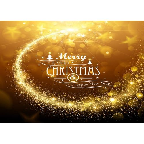  Kate 10x10ft Microfiber Christmas Photography Backdrops Fireplace Garland Seamless Photo Booth Prop Gold Star Bell Christmas Tree Background for Photo Studio