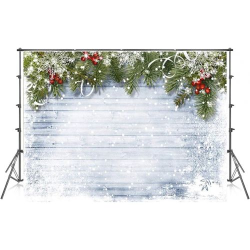  Kate 10x10ft Microfiber Christmas Photography Backdrops Fireplace Garland Seamless Photo Booth Prop Gold Star Bell Christmas Tree Background for Photo Studio