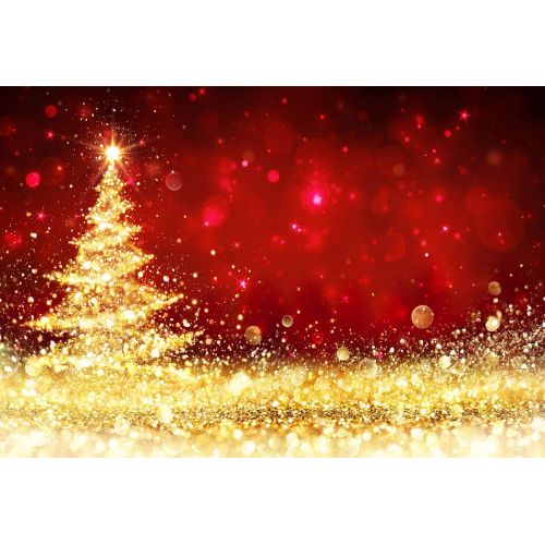  Kate 10x10ft Microfiber Christmas Photography Backdrops Fireplace Garland Seamless Photo Booth Prop Gold Star Bell Christmas Tree Background for Photo Studio