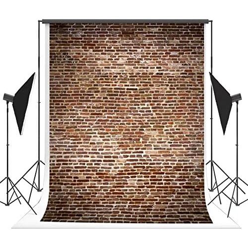  Kate 10x10ft(300x300cm) White Brick Wall Backdrops Photography Brick Floor Photo Studio Backgrounds for Party