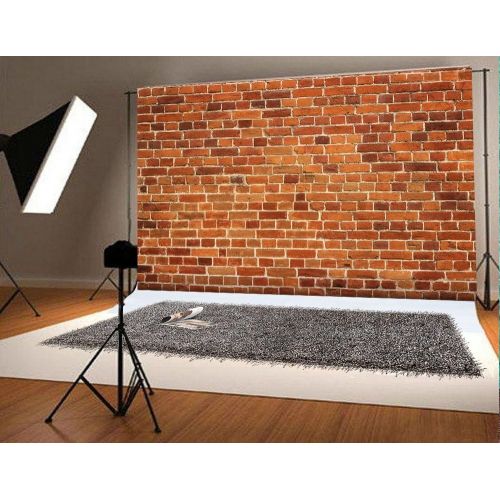  Kate 10x10ft(300x300cm) White Brick Wall Backdrops Photography Brick Floor Photo Studio Backgrounds for Party