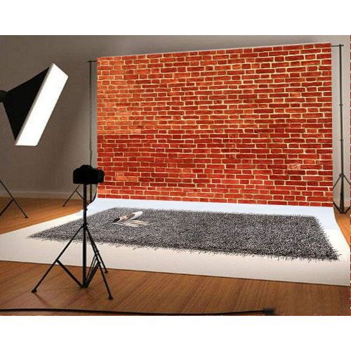  Kate 10x10ft(300x300cm) White Brick Wall Backdrops Photography Brick Floor Photo Studio Backgrounds for Party