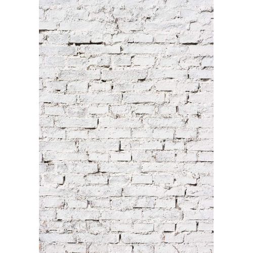  Kate 10x10ft(300x300cm) White Brick Wall Backdrops Photography Brick Floor Photo Studio Backgrounds for Party