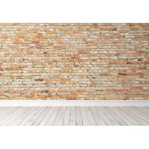  Kate 10x10ft(300x300cm) White Brick Wall Backdrops Photography Brick Floor Photo Studio Backgrounds for Party