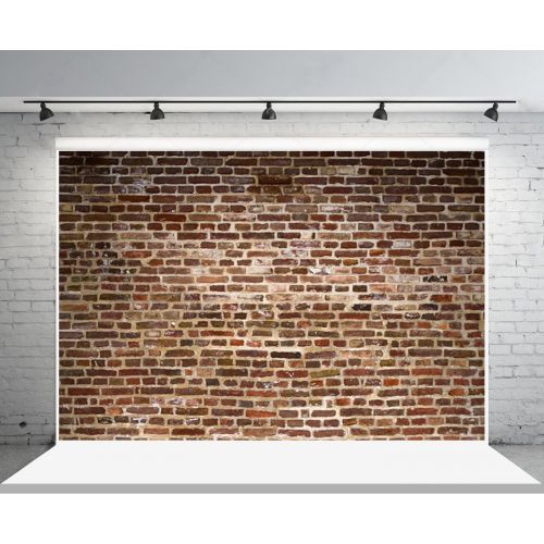  Kate 10x10ft(300x300cm) White Brick Wall Backdrops Photography Brick Floor Photo Studio Backgrounds for Party