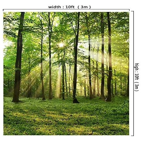  Kate 5x7ft Green Spring Backdrops Photography Forest Grassland Sunlight Photo Studio Background FT2555