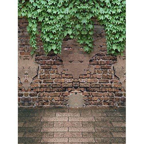  Kate Red Brick Wall Photo Backgrounds Brick Floor Wrinkle free Photography Backdrops for Wedding wd0012 (10x10ft)