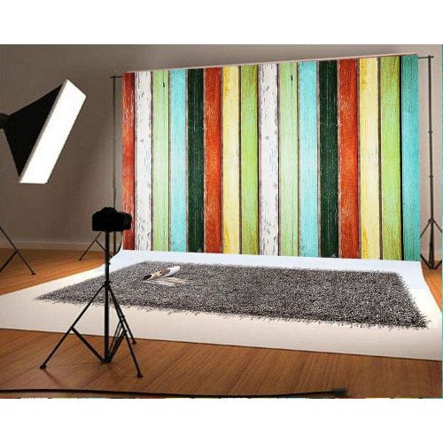  Kate 10x10ft(300x300cm) White Brick Wall Backdrops Photography Brick Floor Photo Studio Backgrounds for Party