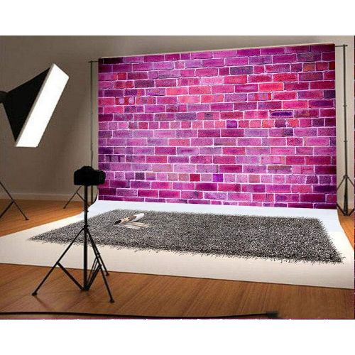  Kate 10x10ft(300x300cm) White Brick Wall Backdrops Photography Brick Floor Photo Studio Backgrounds for Party