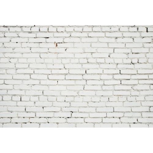  Kate 10x10ft(300x300cm) White Brick Wall Backdrops Photography Brick Floor Photo Studio Backgrounds for Party