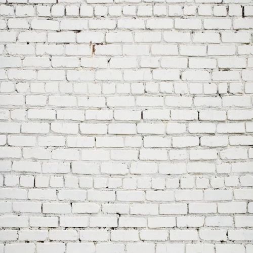  Kate 10x10ft(300x300cm) White Brick Wall Backdrops Photography Brick Floor Photo Studio Backgrounds for Party