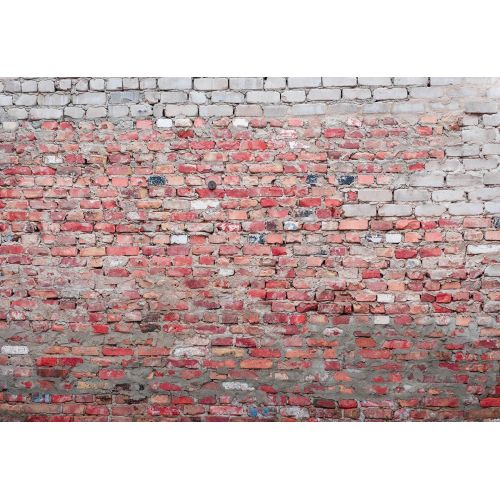  Kate 10x10ft(300x300cm) White Brick Wall Backdrops Photography Brick Floor Photo Studio Backgrounds for Party