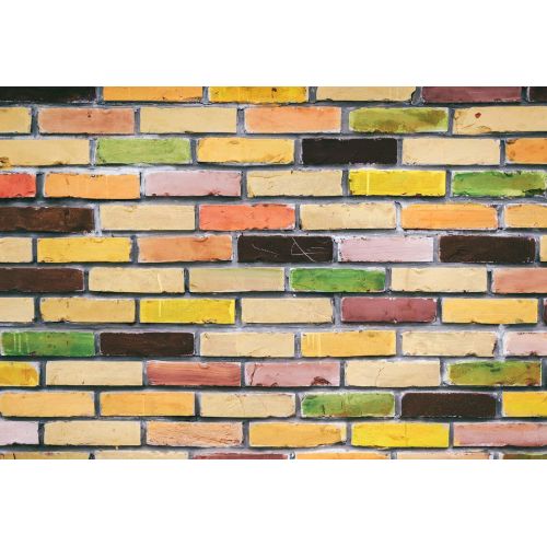  Kate 10x10ft(300x300cm) White Brick Wall Backdrops Photography Brick Floor Photo Studio Backgrounds for Party